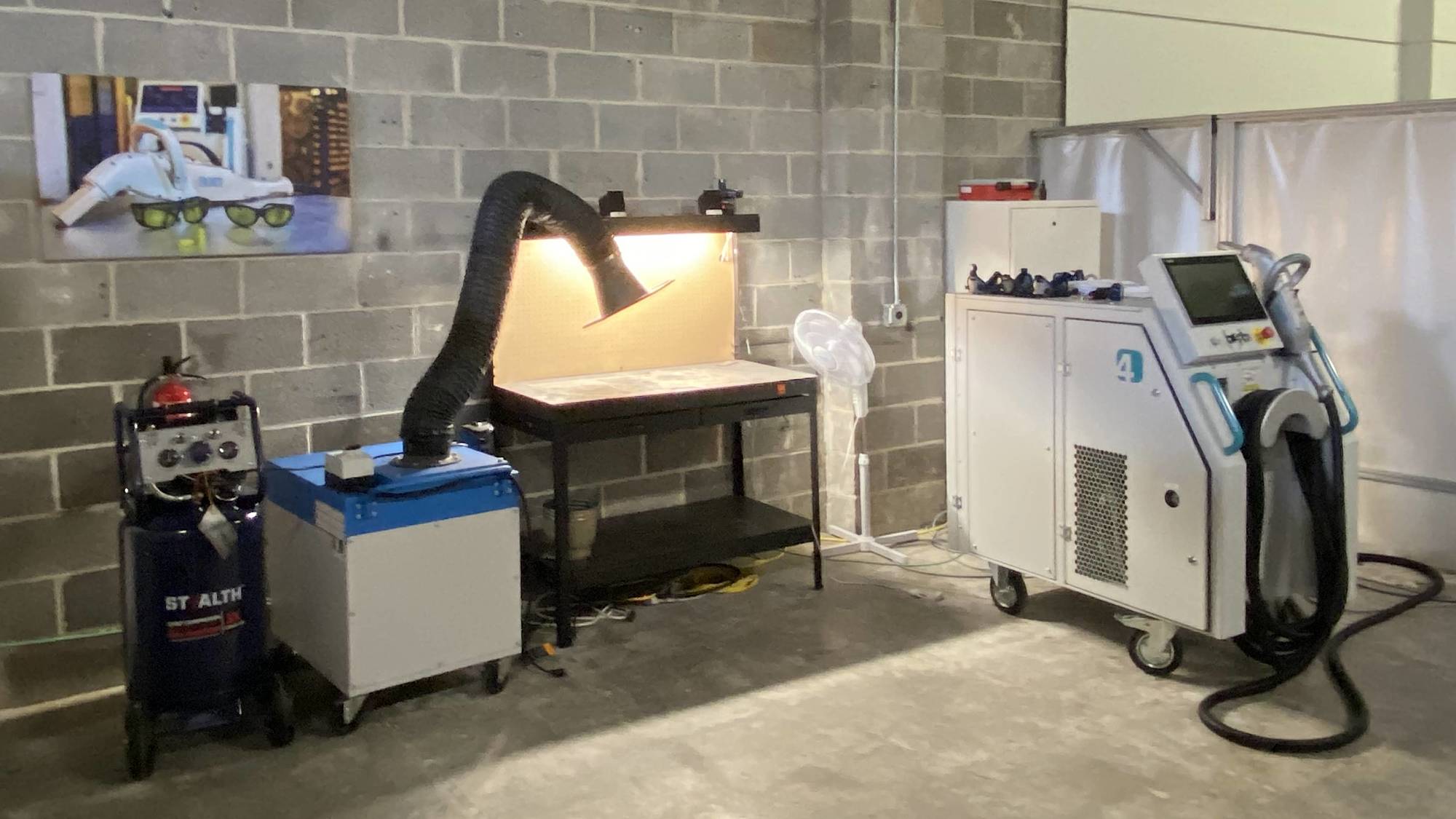 JETLASER demo station at the new Atlanta location JETLASER demo station at the new Atlanta location