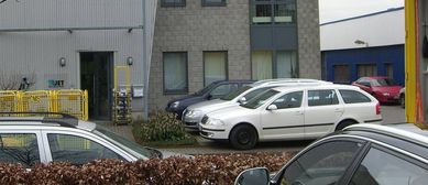 Außenansicht des ehemaligen 4JET-Standortes in Hückelhoven