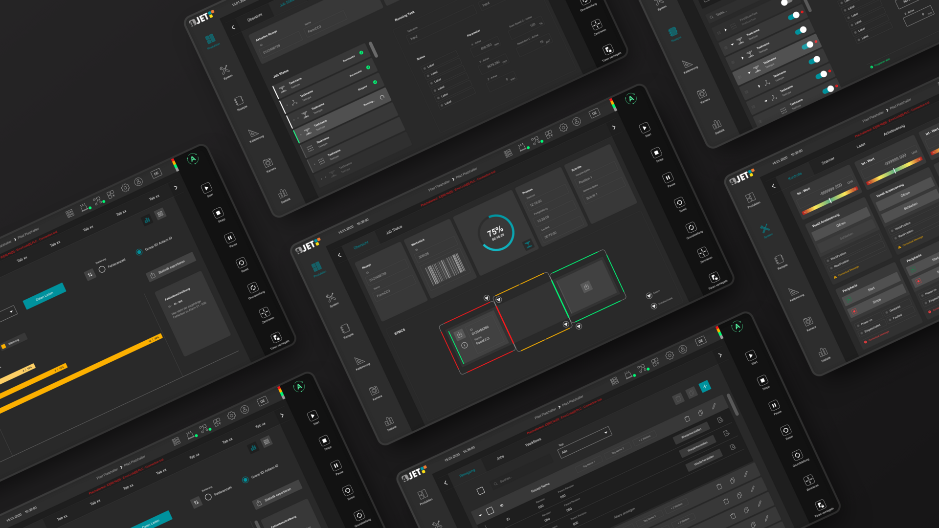 Graphic Featuring Various Screenshots from CORE4.