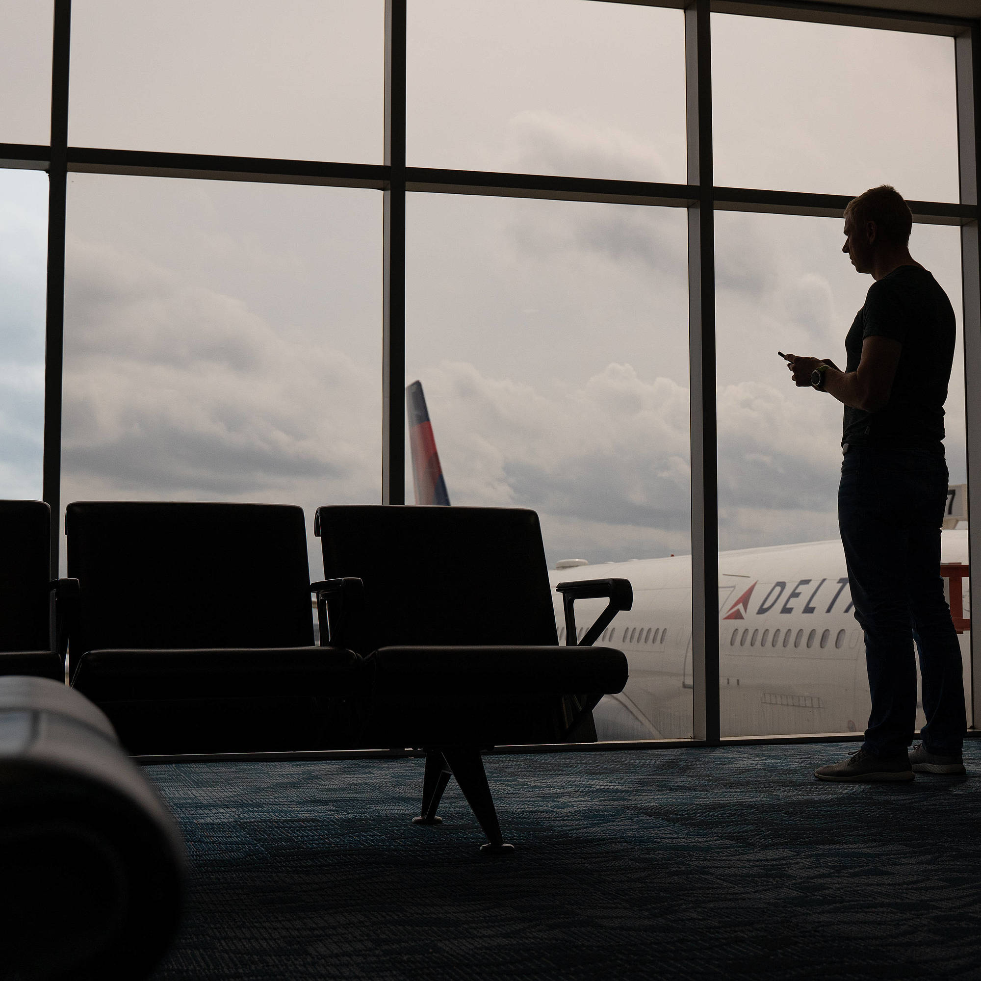Smart Window am Flughafen