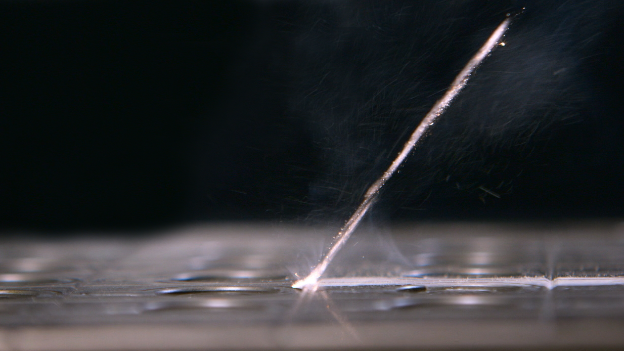 钢模表面的激光清洗