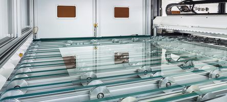 Foto aus dem Innenleben der PEARL 80G mit Blick auf das Transportsystem