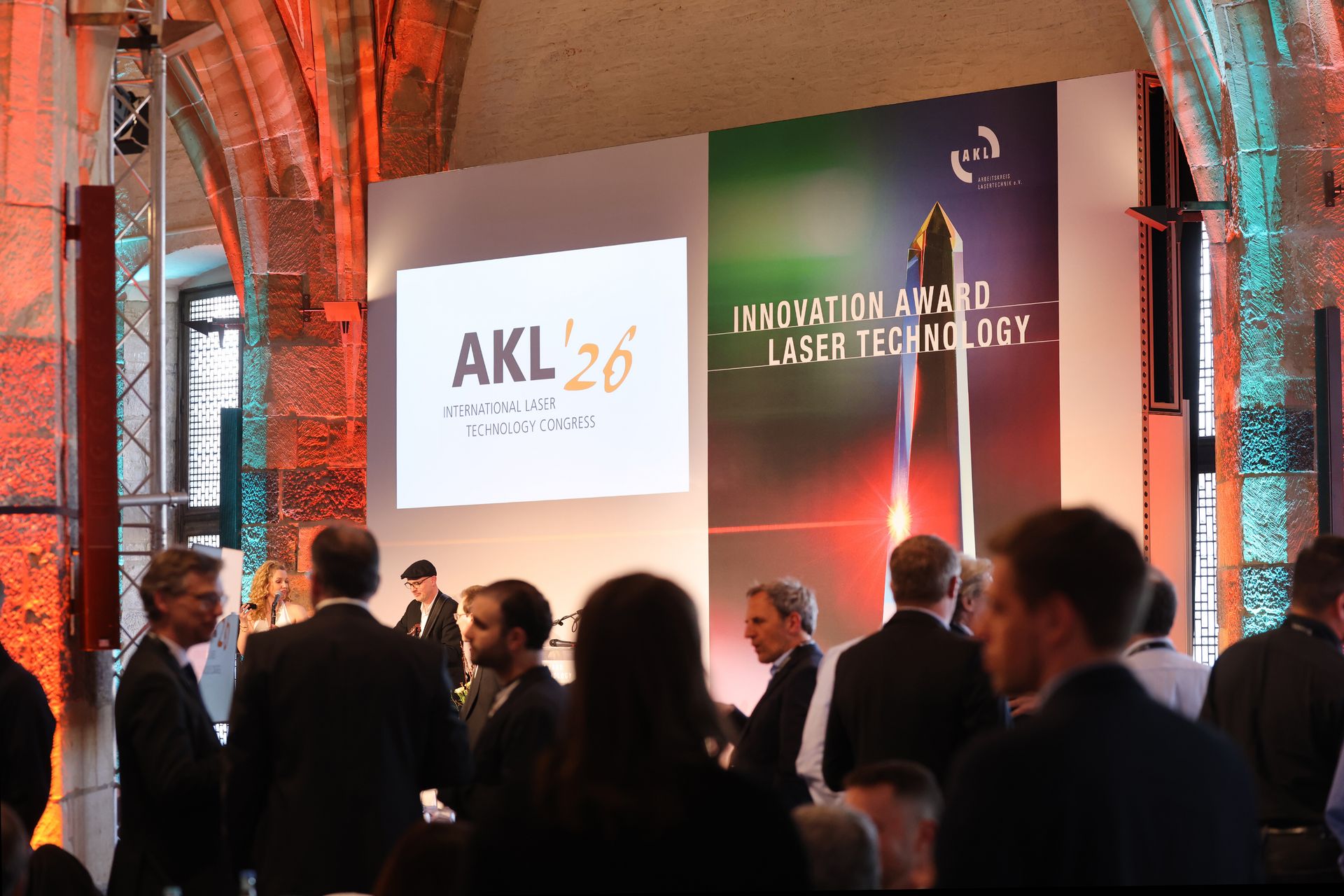 Preisverleihung im Krönungssaal in Aachen.
