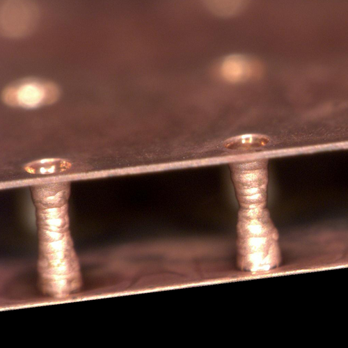 Sectional view of metallized substrates Sectional view of metallized substrates