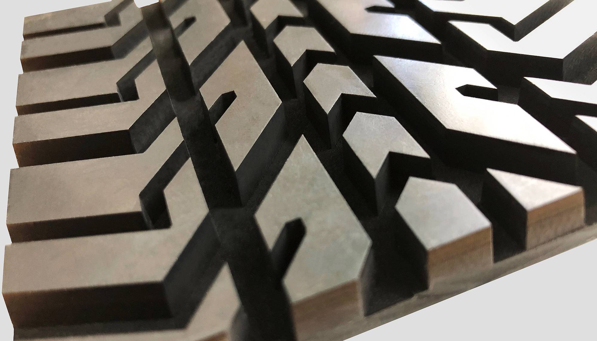 Sample pattern by laser carving Sample pattern by laser carving