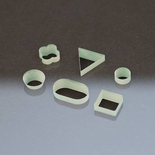 Various drilling geometries can be produced easily with the laser and without tool changes Various drilling geometries can be produced easily with the laser and without tool changes