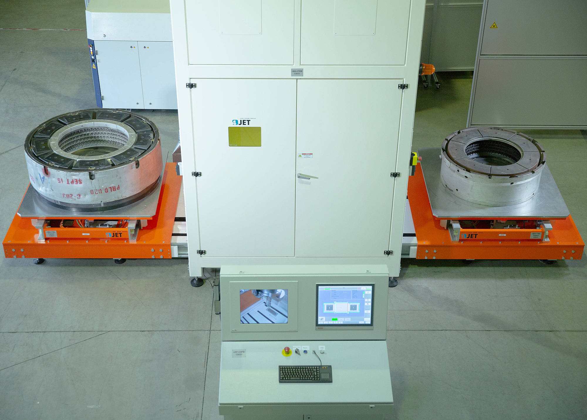 Setting bench mark for efficiency: Two loading tables for continous operation