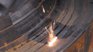 Rostentfernung: 8-10 cm²/s mit 200 W System