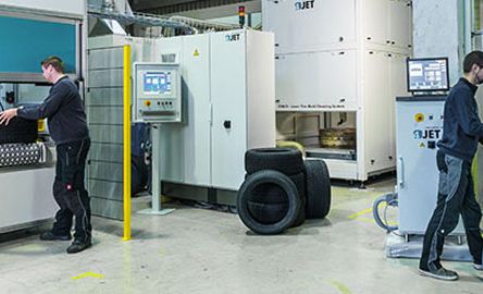 [Translate to Englisch:] 4JET opens Tire Equipment Demo Center