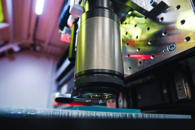 Photo of a Bessel Beam optic. 