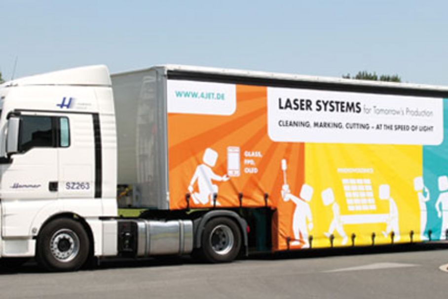 [Translate to Englisch:] 4JET Tire Technology Roadshow touring through Europe