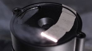 Entlackung: 5-7 cm²/s mit 200 W System