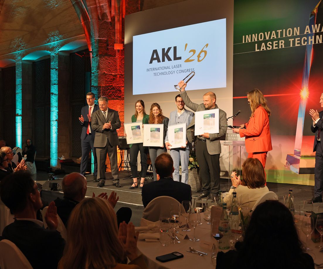 4JET gewinnt den Innovation Award Laser Technology.