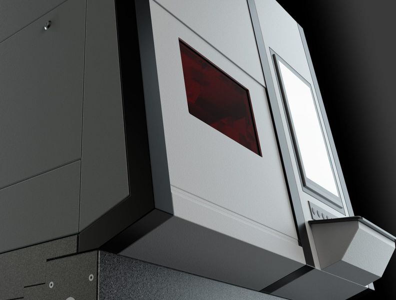 Das Bild zeigt eine Teilansicht von der Seite einer PEARL 400S.