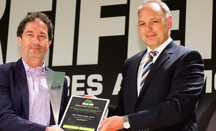 [Translate to Englisch:] 4JET's QR code marking is awarded with the REIFEN Innovation Award 2016