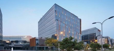 Außenansicht des 4JET Standorts in Shanghai.