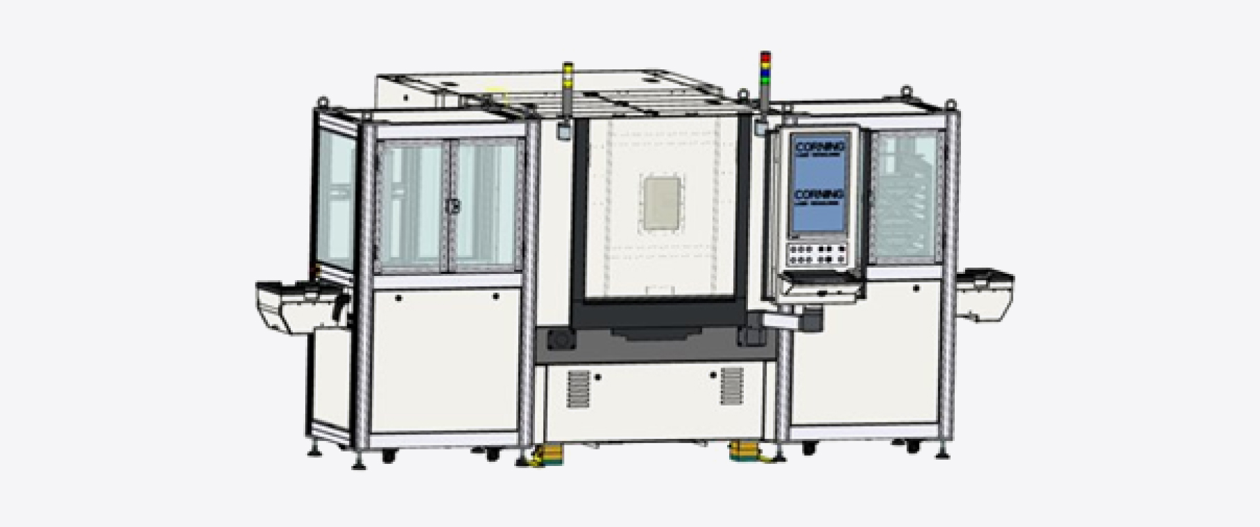 Grafische Darstellung der PEARL 500X mit Pufferstation.