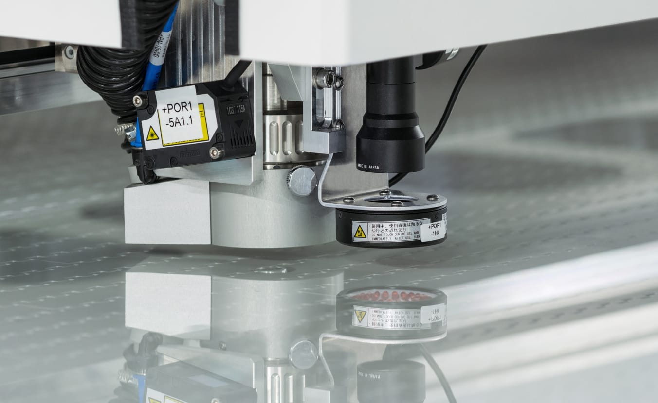 Nahaufnahme des nanoPerforation-Prozesses