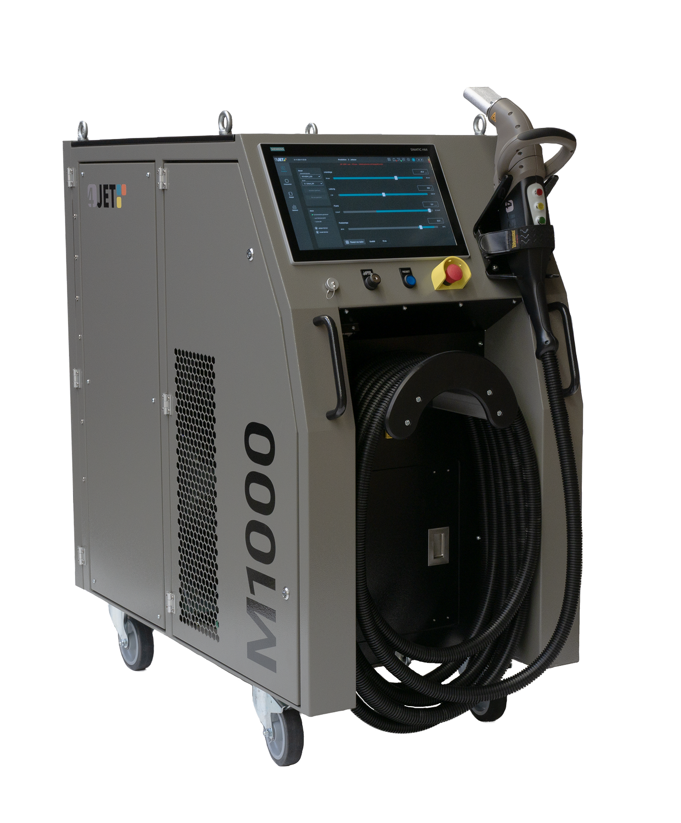 Freigestelltes Foto des JETLASERS.