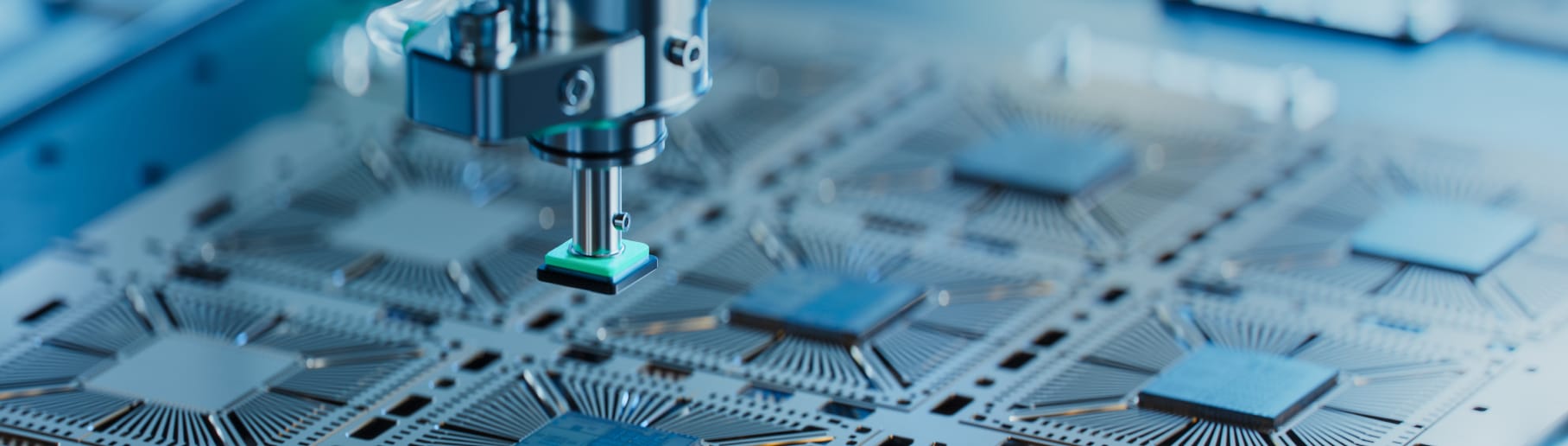 oto von der Fertigung von Mikrochips.