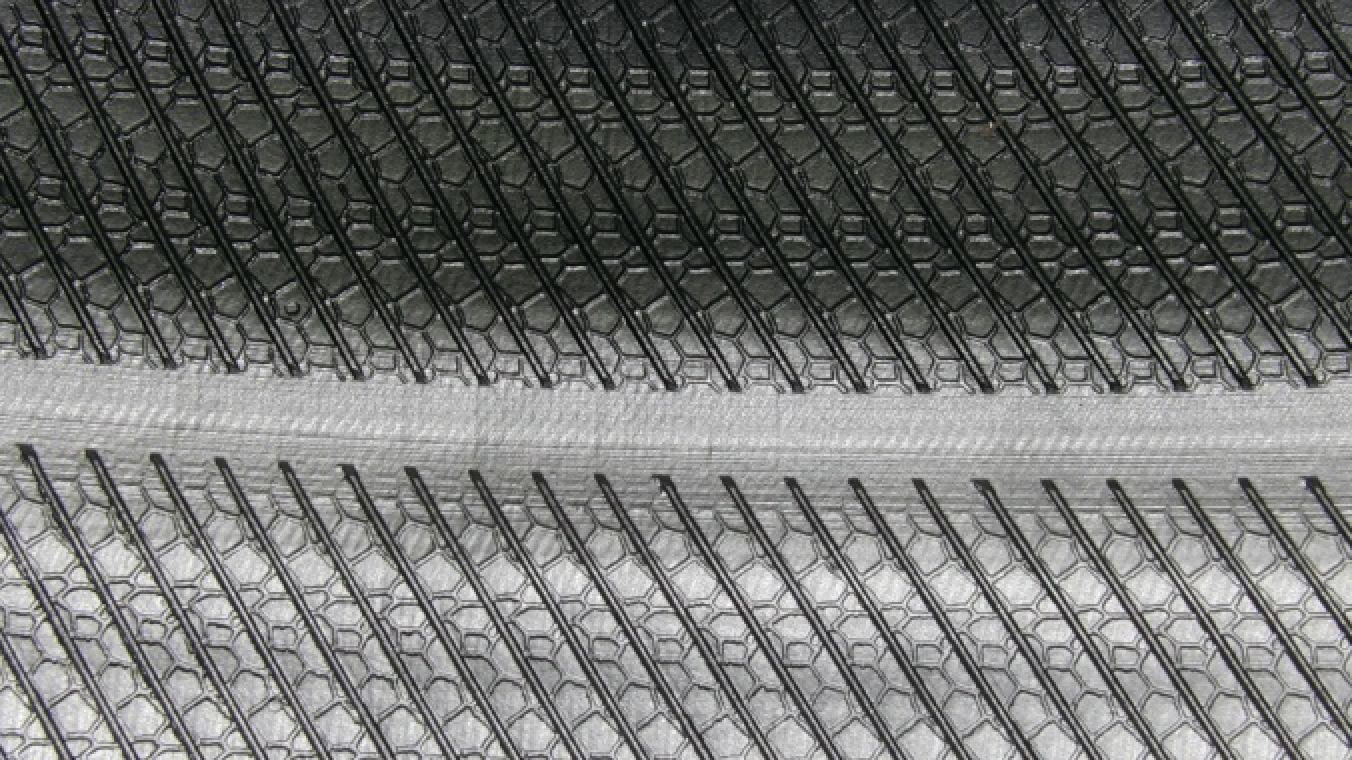 Photo of a cleaned tire inner liner.