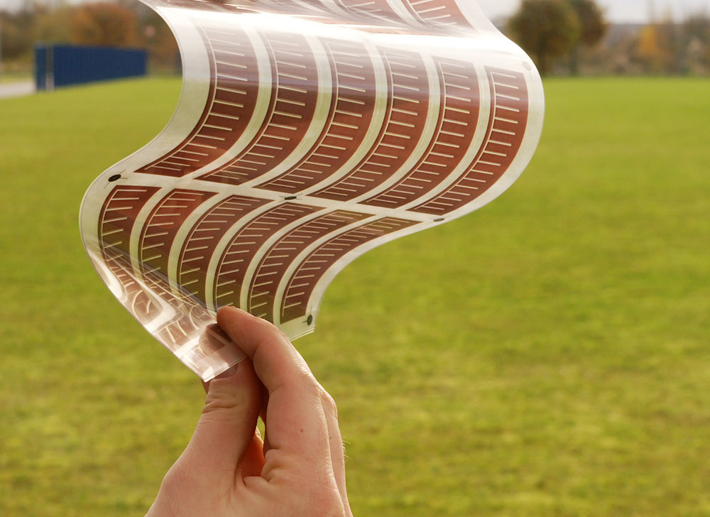 Flexible solar cells enable new applications