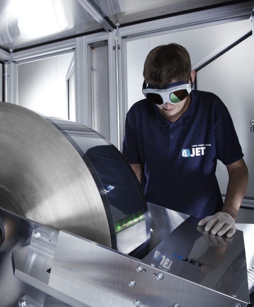 Patent-pending beam delivery for the on – the-fly editing of flexible films