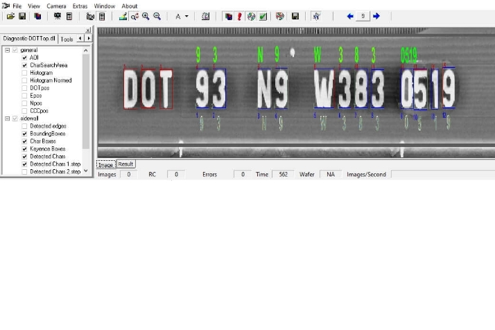 DOT week code: The readout result is evaluated DOT week code: The readout result is evaluated